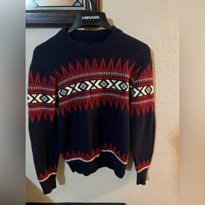 Vintage grandpa‎ fair isle sweater! Size small.